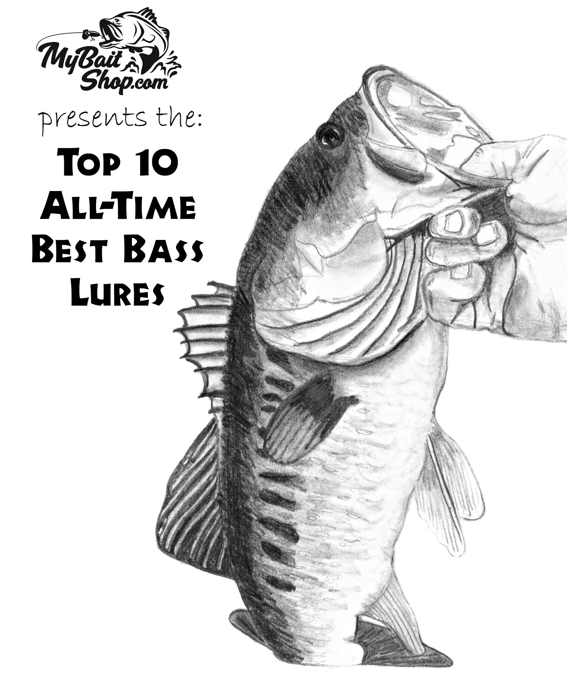 All-Time Great Fishing Lures for Catching Bass! My Top 10 Best Lures E – My  Bait Shop, LLC