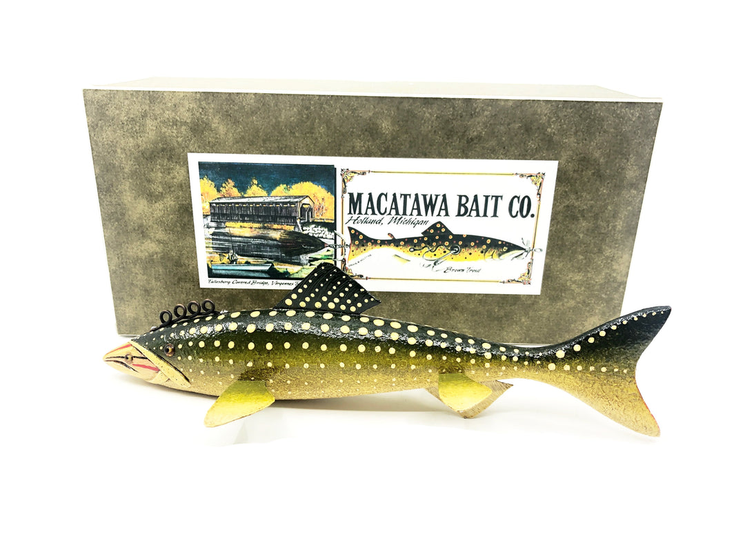 Macatawa Bait Co. 10" Northern Pike Decoy w/Box-"Hungry Jack" or "Eat 'Em"