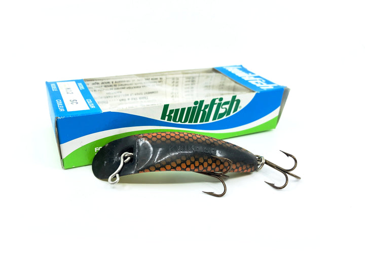 Pre Luhr-Jensen Kwikfish K12, SC Orange/Black Scale Color New in Box Old Stock