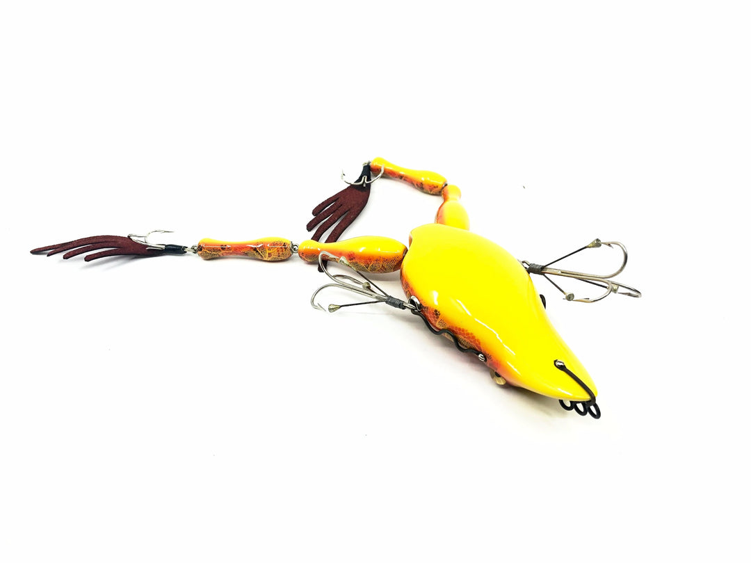 Macatawa Bait Co. Musky Frog Green/Gold/Black Scale Color w/Box