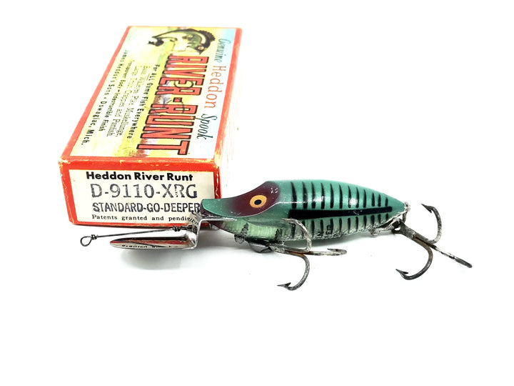 Heddon River Runt Spook Go-Deeper D-9110 XRG Green Shore Color w/Box