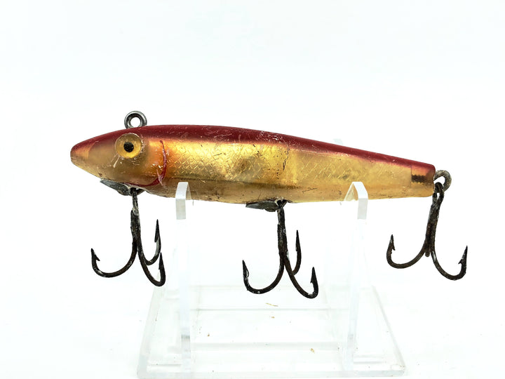 L & S Mirrolure 52M "Sinking Twitchbait", Red/Silver Scale Color