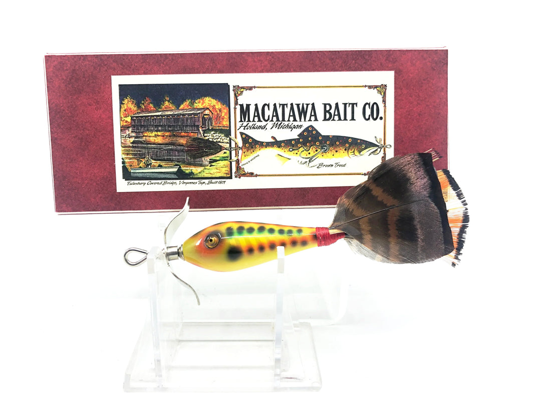 Macatawa Bait Co. Walton Feather Tail Lure w/Box Trout Color