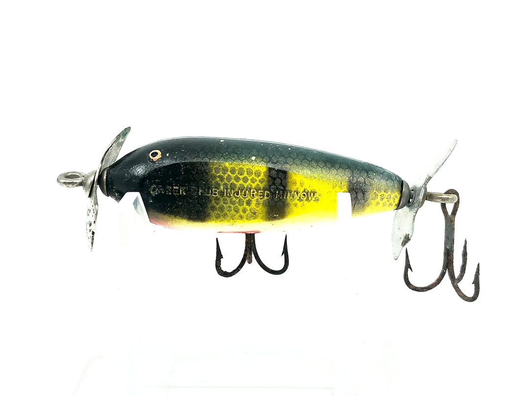 Creek Chub 9500 Spinning Injured Minnow, Perch Scale Color 9501