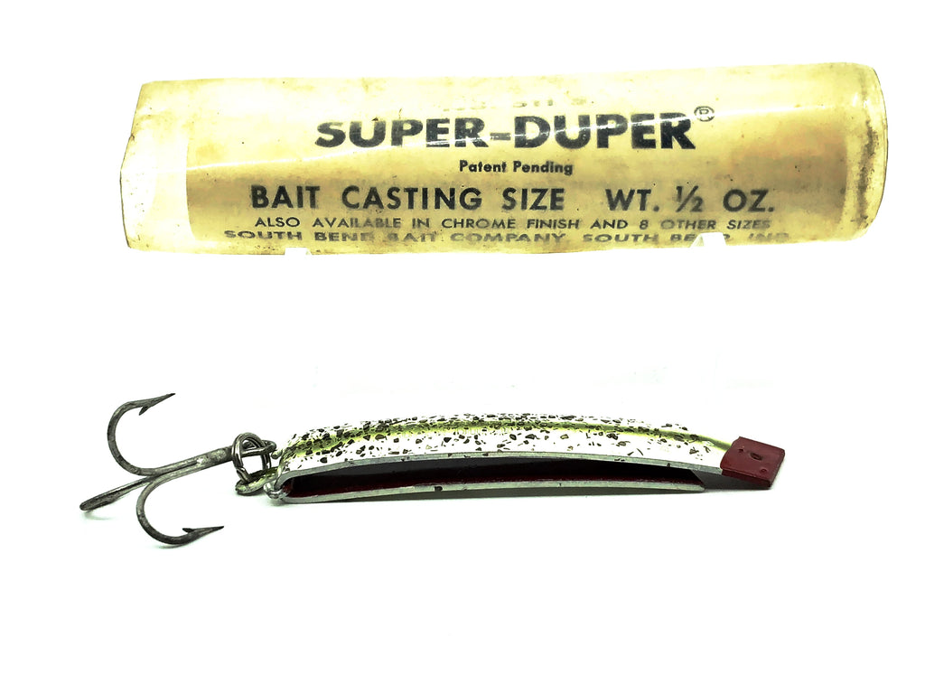 South Bend Super Duper 511, Silver Flitter Color with Tube – My