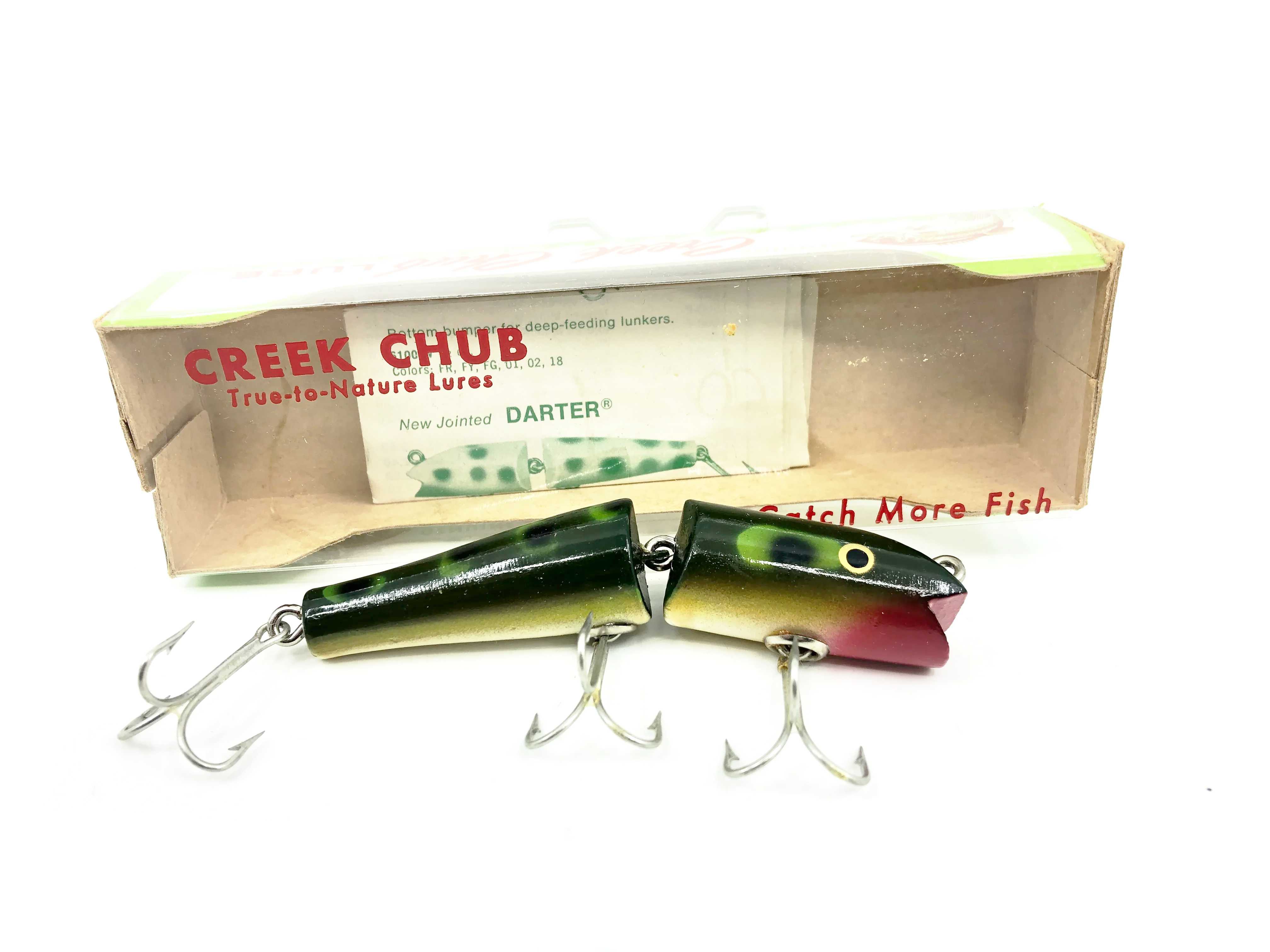 creek chub darter fishing lure Vintage Silver Flash Midget In Box For Sale Creek Chub Jointed Darter Lure