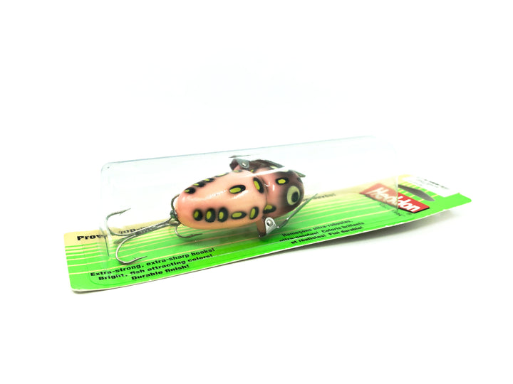 Heddon Crazy Crawler, PKBF Pink Bullfrog Color on Card