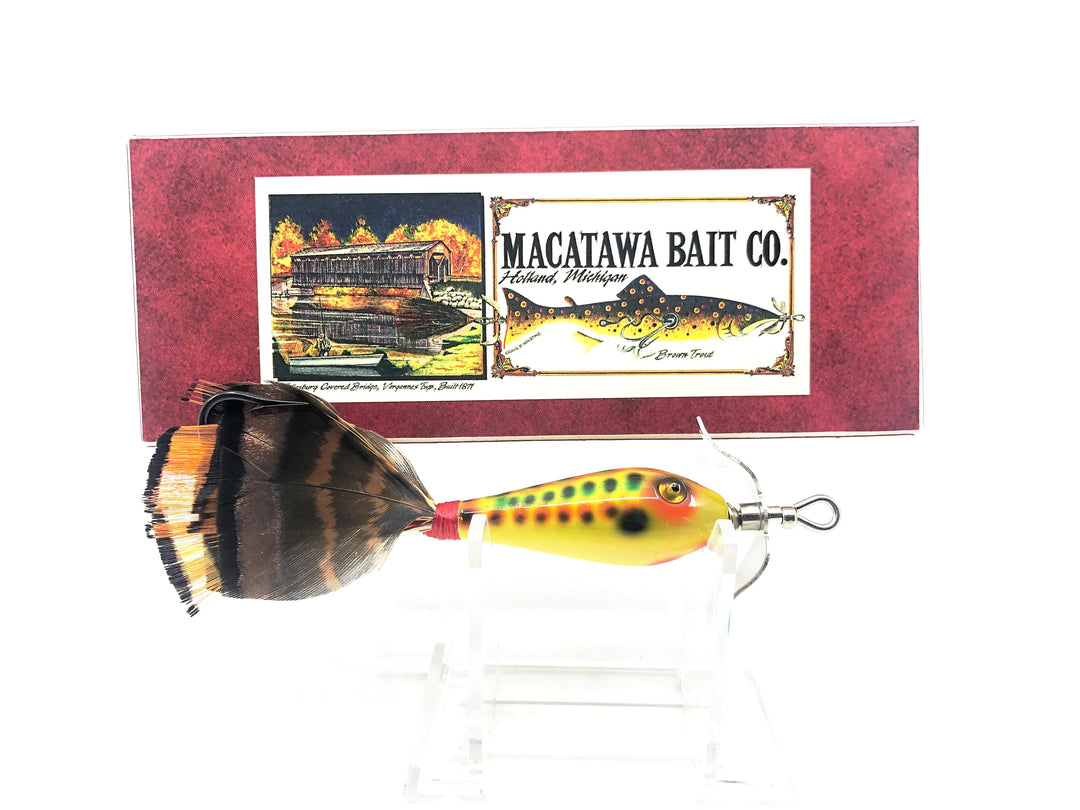 Macatawa Bait Co. Walton Feather Tail Lure w/Box Trout Color