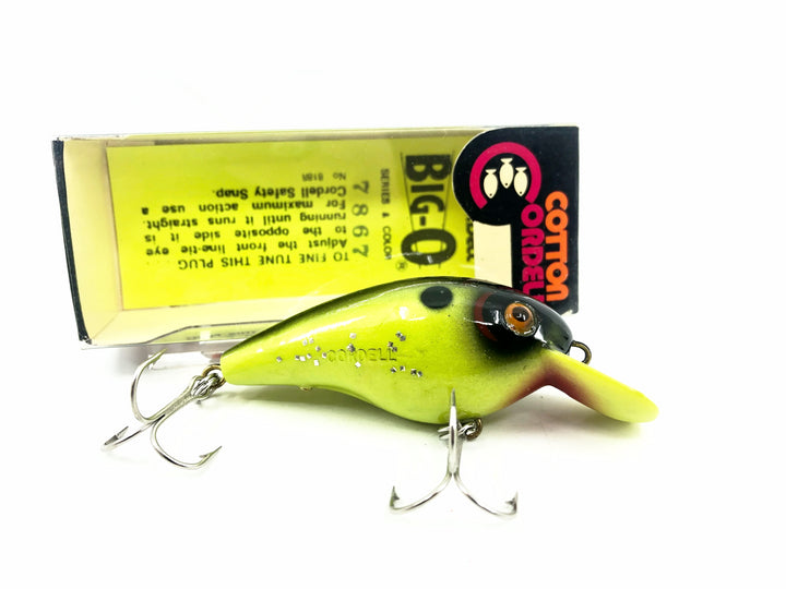 Cotton Cordell 7800 Big-O, #67 Chartreuse Color w/Box