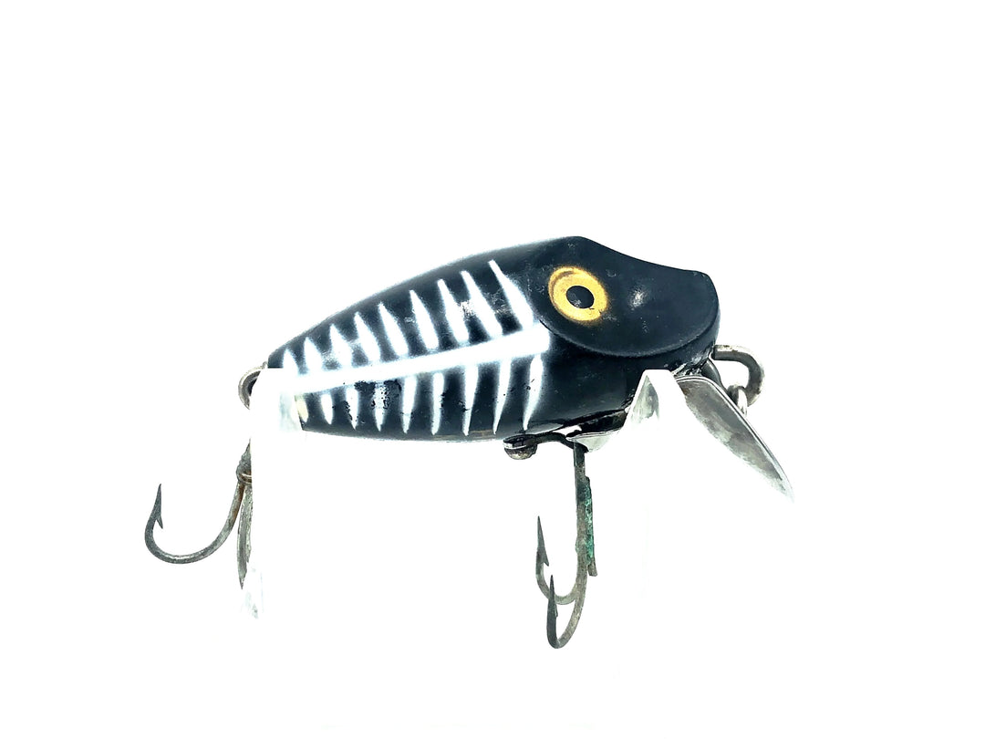 Heddon Midgit Digit River Runt Spook 9020, XBW Black Shore Minnow Color