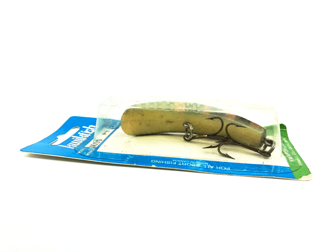 Pre Luhr-Jensen Kwikfish K10, PS Perch Scale Color New on Card Old Stock