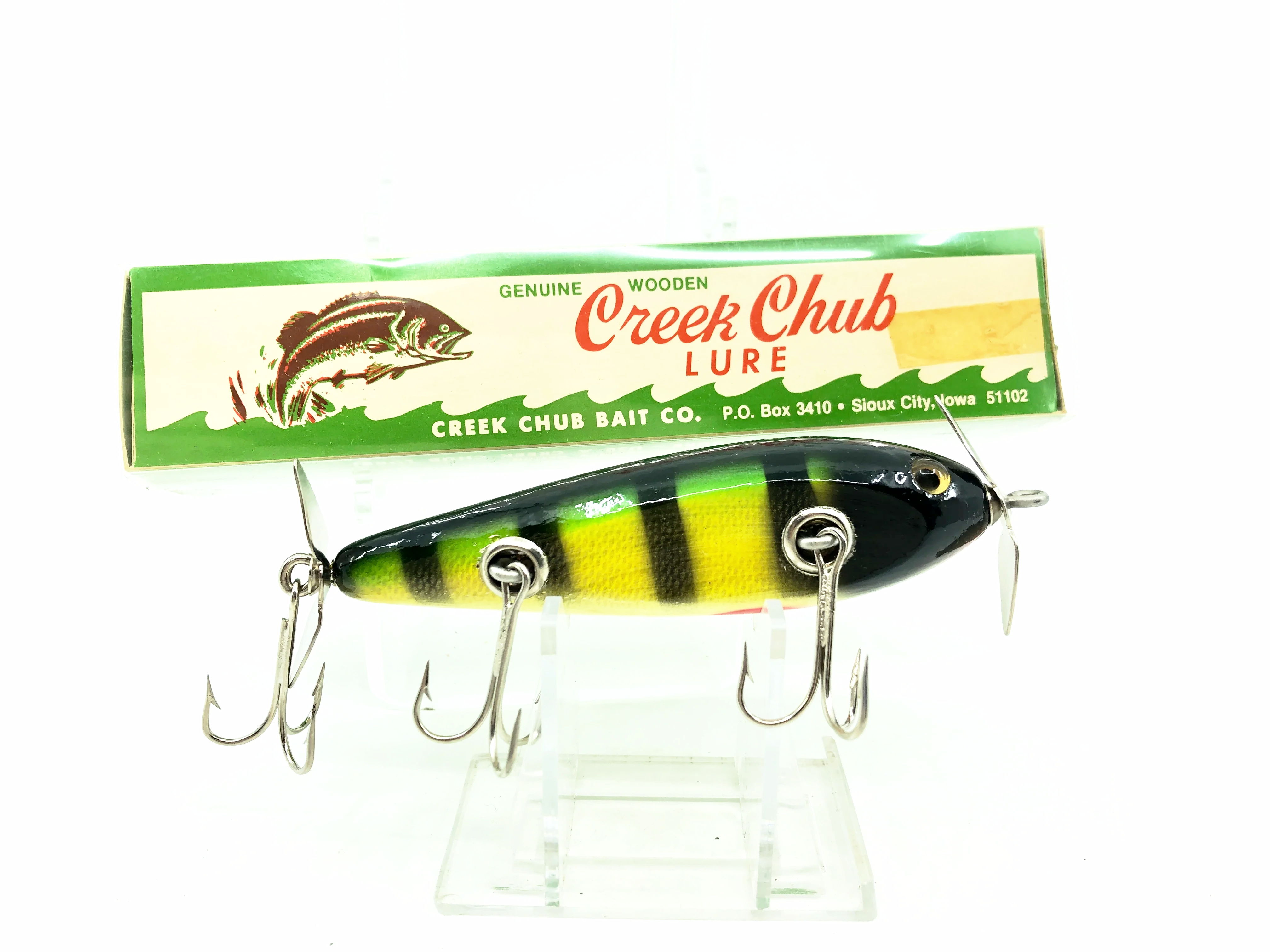 Creek Chub 1500 W Injured Minnow, PE Perch Color w/Box – My Bait