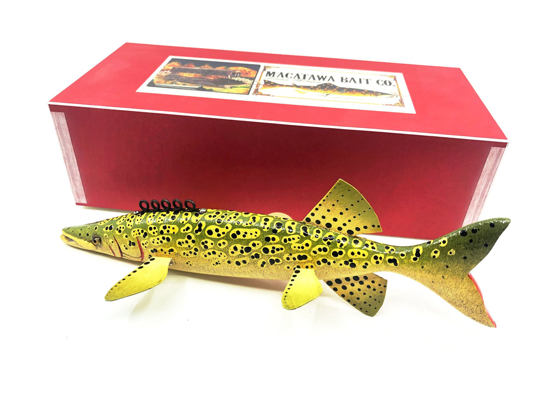 Macatawa Bait Co. Pickerel Decoy 1 of 1 w/Box - Singed