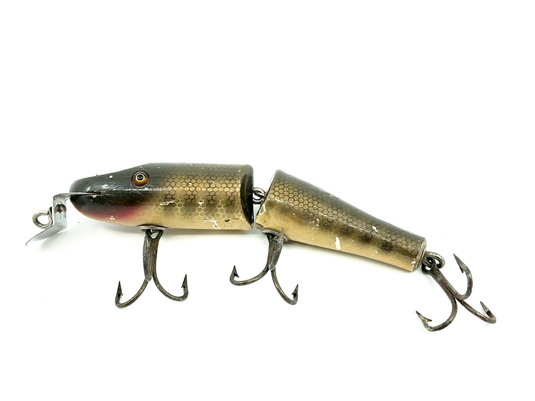 Creek Chub 2600 Jointed Pikie Minnow, Pikie Scale Color 2600 Glass Eyes