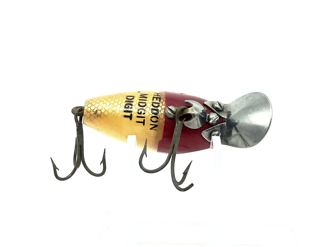 Heddon Midgit Digit River Runt Spook 9020, RH Red Head/White Color