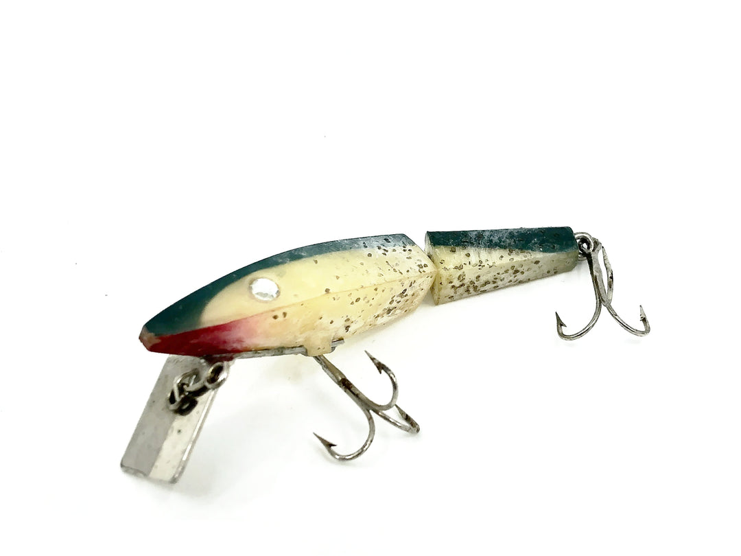 Diamond Jim Jointed Minnow, Blue Back/Silver Flitter Color