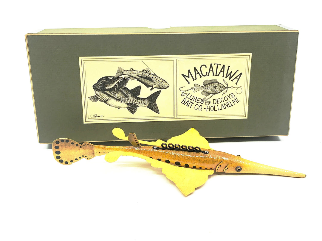 Macatawa Bait Co. Gar Pike Decoy w/Box