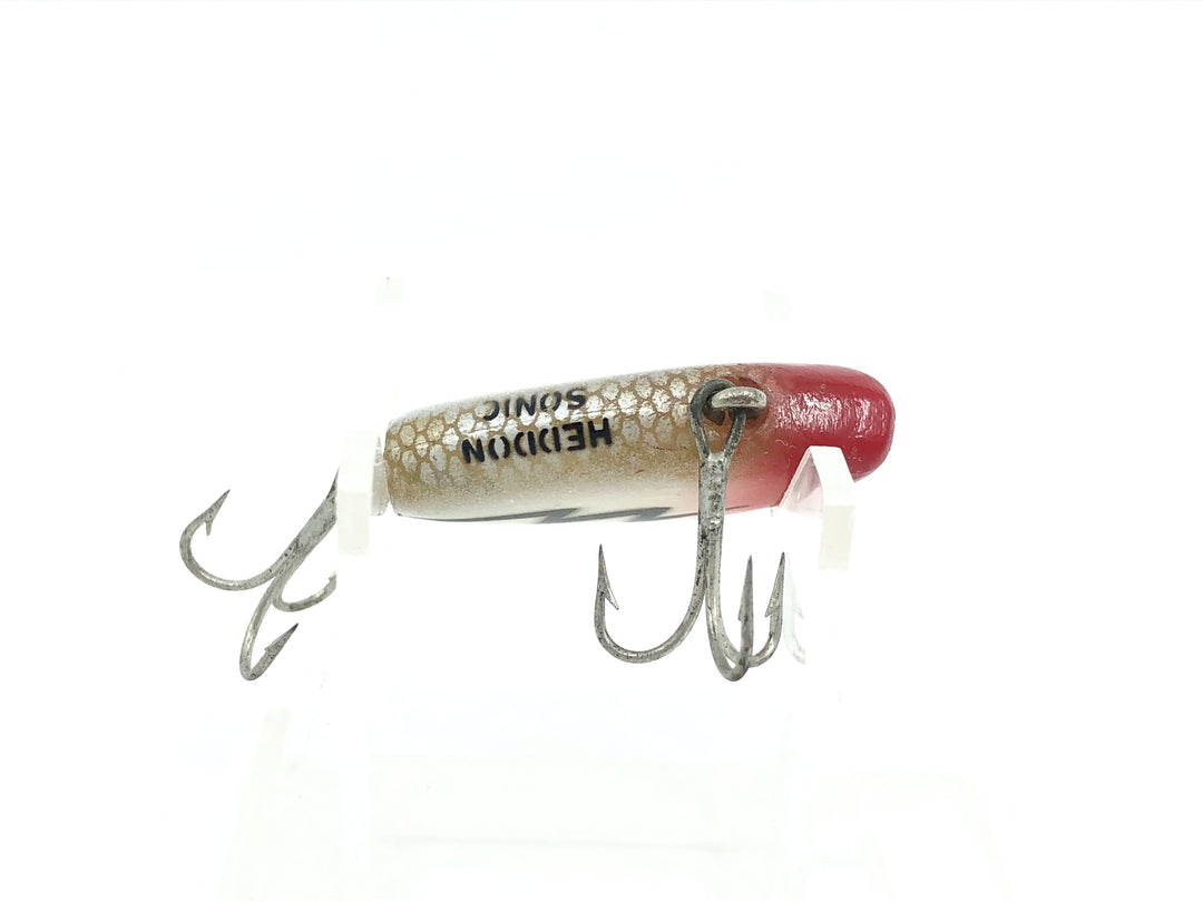 Heddon Sonic 385, RH Red Head/White Color