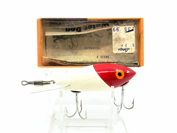 Bomber Wooden 400 Series, #04 Red Head/White Color with Box (404)