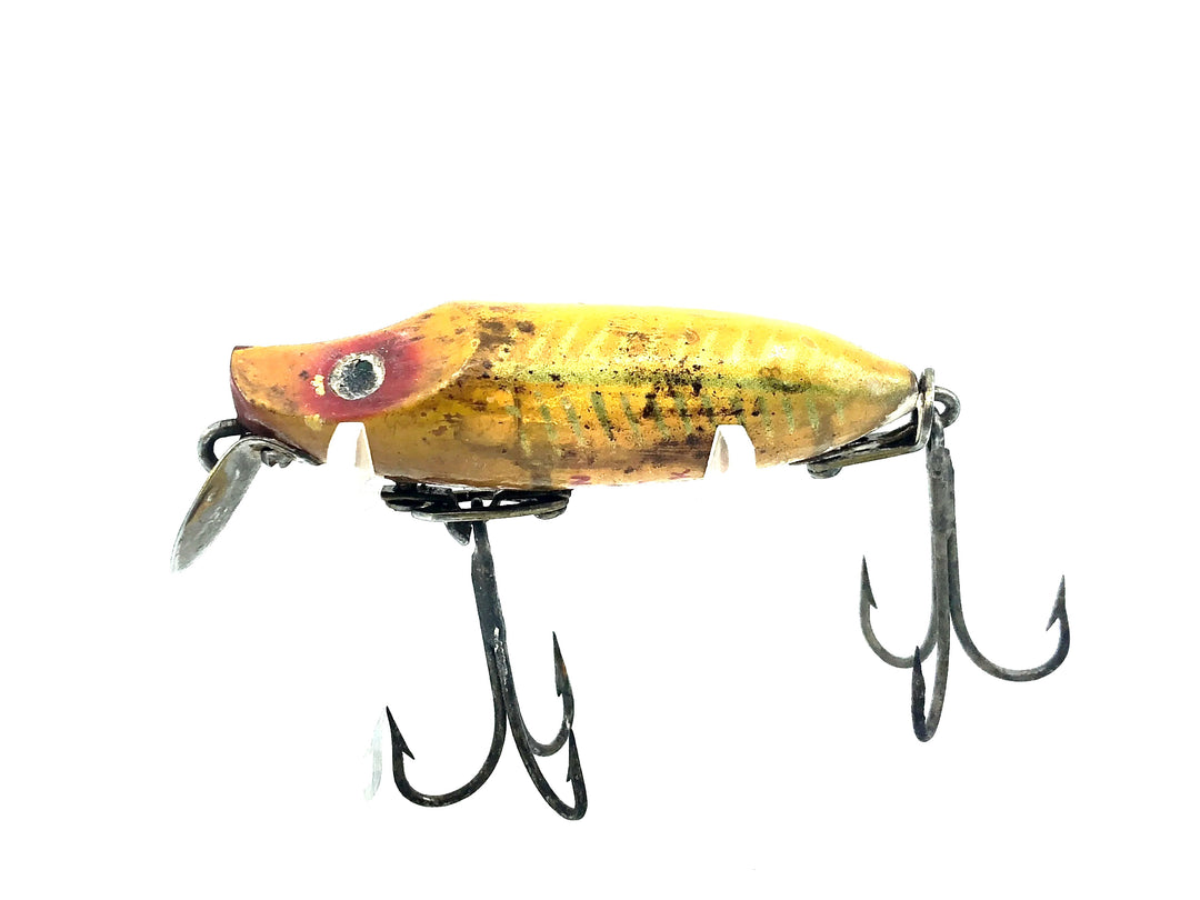 Heddon River Runt Spook Sinker 9110, XRY Yellow Shore Minnow Color- Two Piece hardware