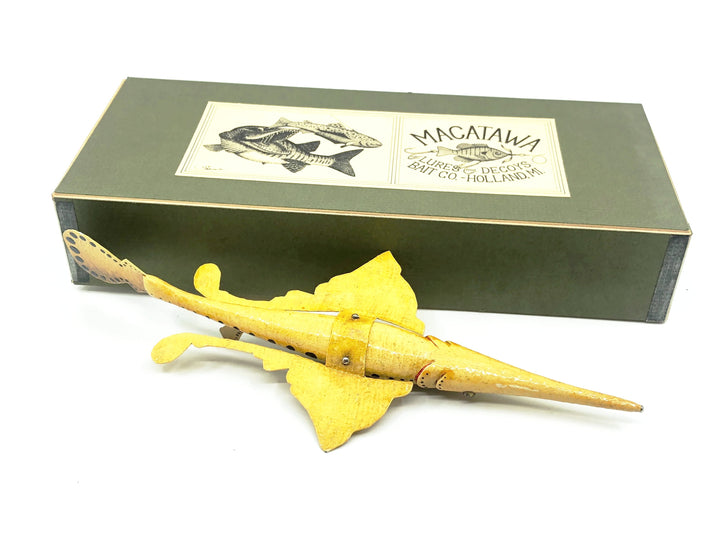 Macatawa Bait Co. Gar Pike Decoy w/Box