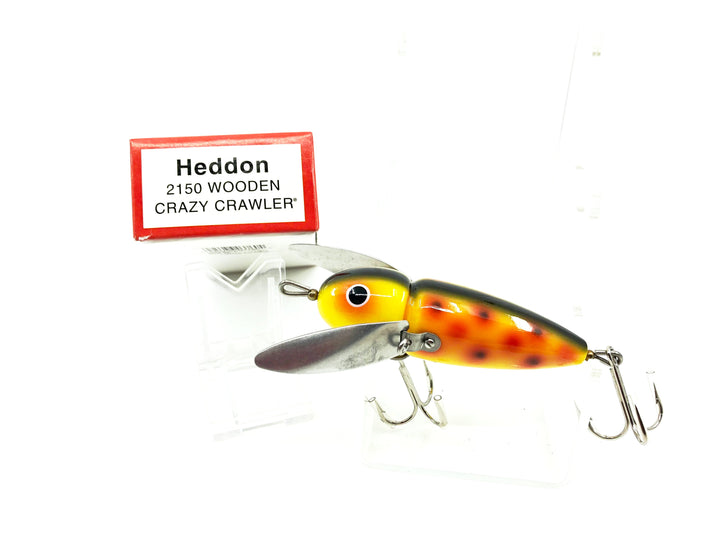 Heddon Musky Crazy Crawler 2150 SO Spotted Orange Color New with Box