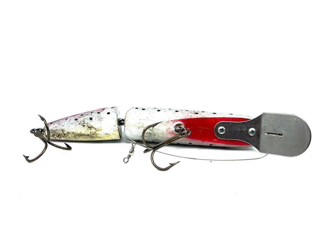 Smity Bait/Dick Gries Tackle Shallow Diving Jointed Crankbait, Rainbow Trout Color