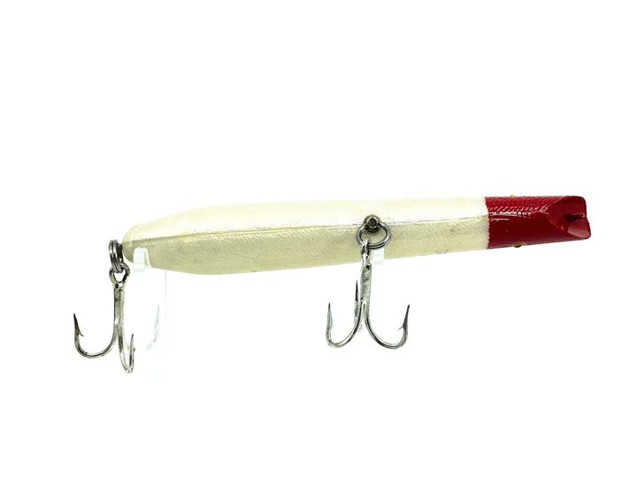 Cotton Cordell Pencil Popper 6600, #28 Pearl/Red Head Color