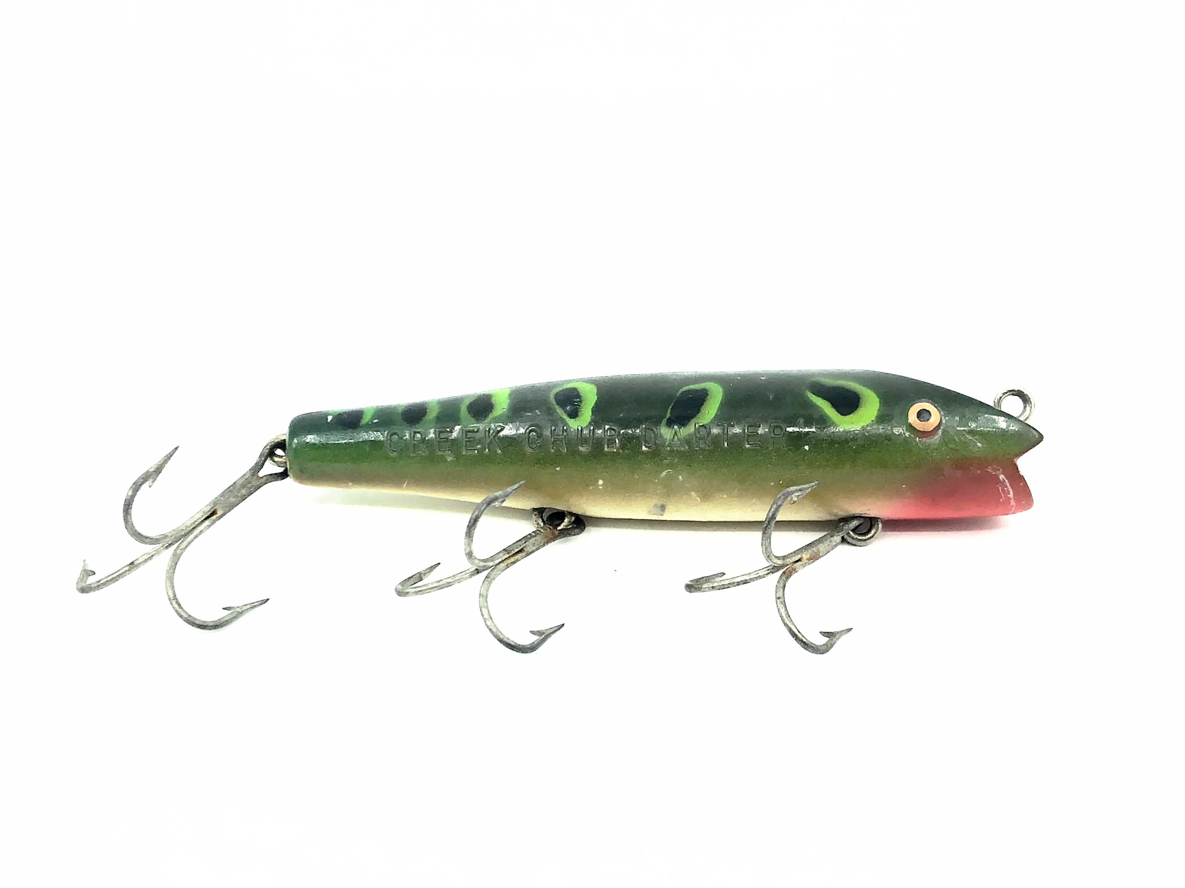 creek chub darter fishing lure Creek Chub 2000 Darter, #19 Frog Color – My Bait Shop, LLC