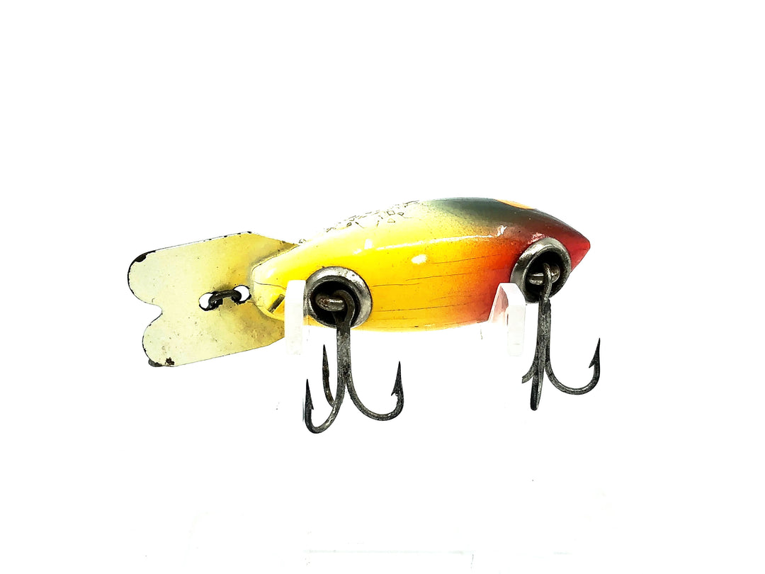 Wooden Bomber 200 Series, #70 Silver Black Back/Yellow Belly/Silver Sparkle Color