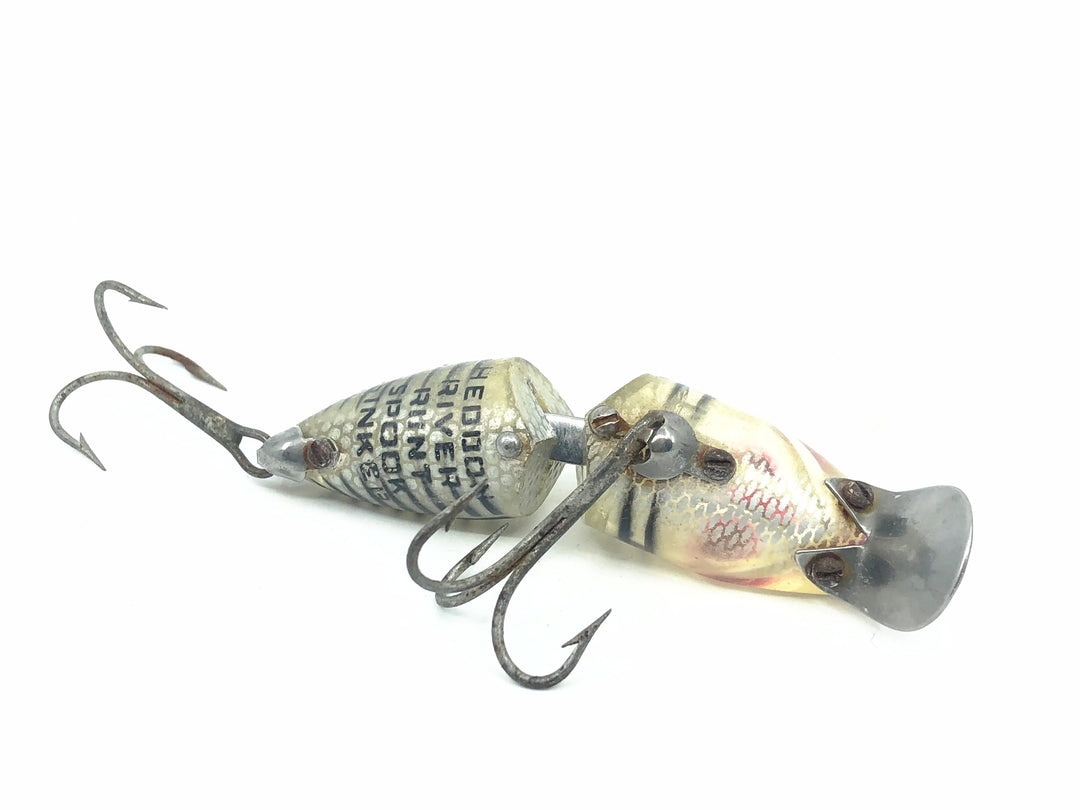 Heddon Jointed River Runt Spook Sinker 9330-XRS Silver Shore Minnow Color