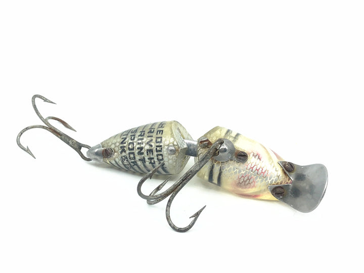 Heddon Jointed River Runt Spook Sinker 9330-XRS Silver Shore Minnow Color