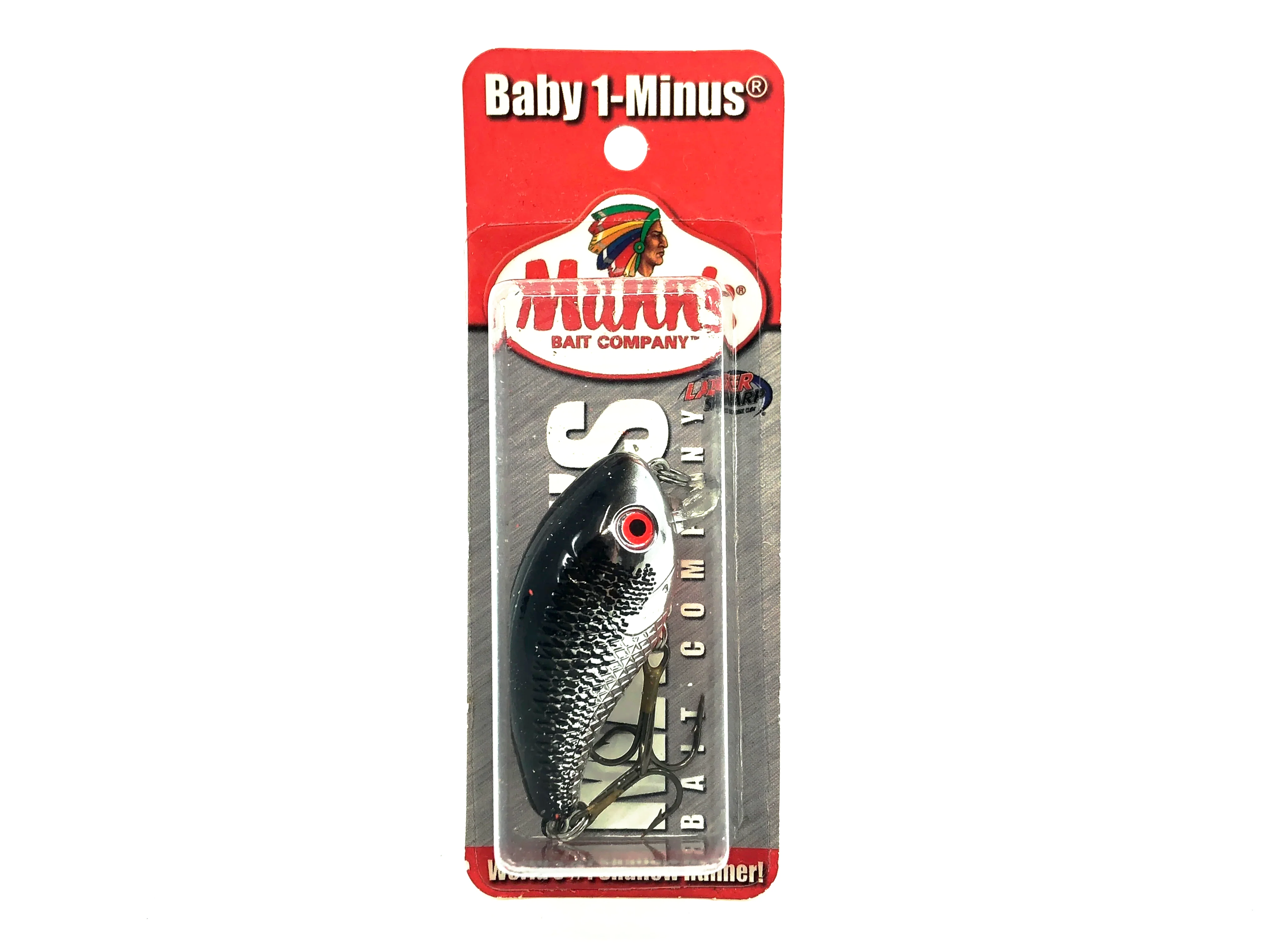 Mann's Baby 1- Minus, Chrome/Black Back Color on Card – My Bait Shop, LLC Mann's Baby 1- Minus, Chrome/Black Back Color on Card – My Bait Shop, LLC