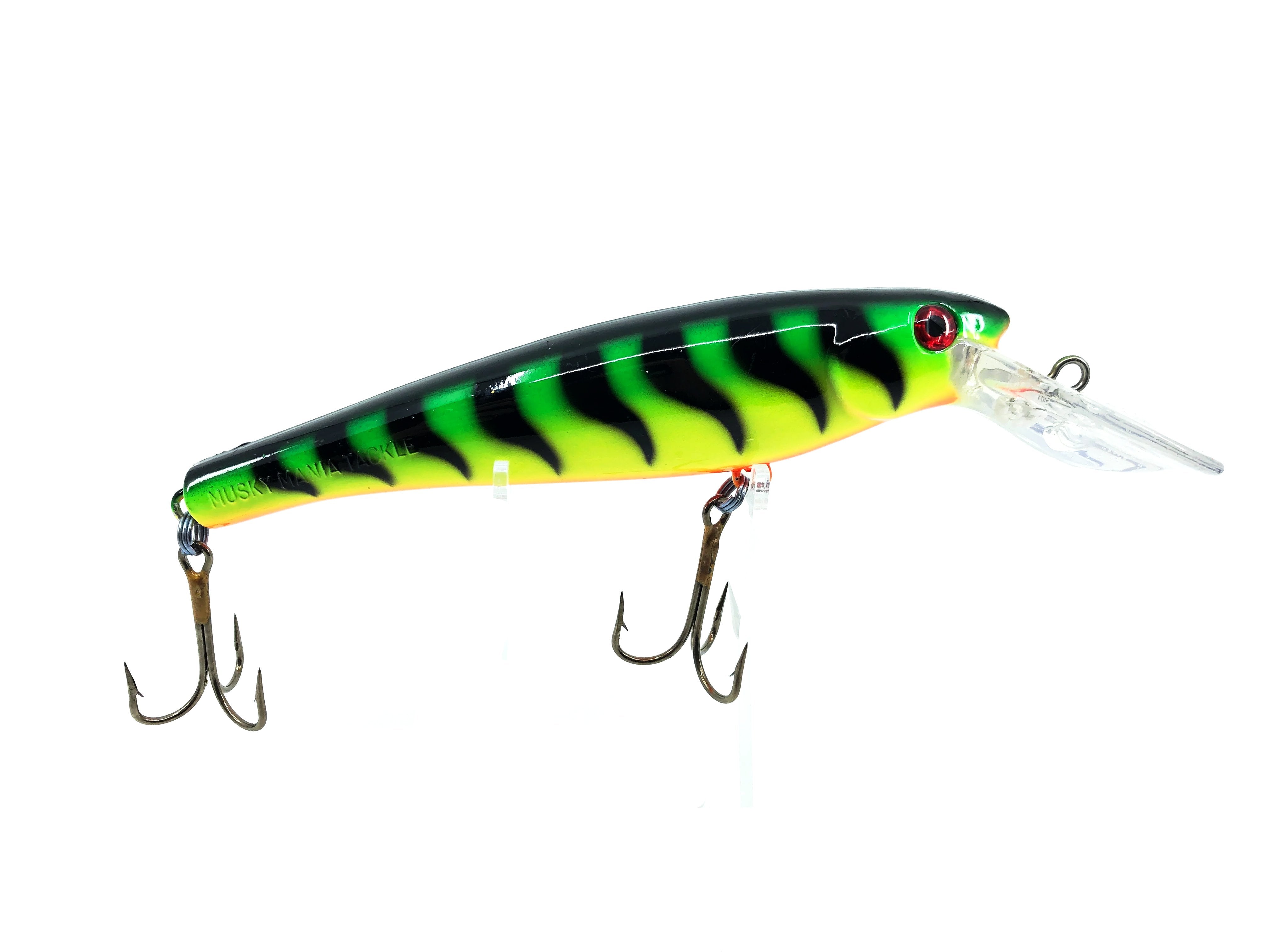 ernie fishing lure Musky Mania Ernie, Fire Tiger Color – My Bait Shop, LLC