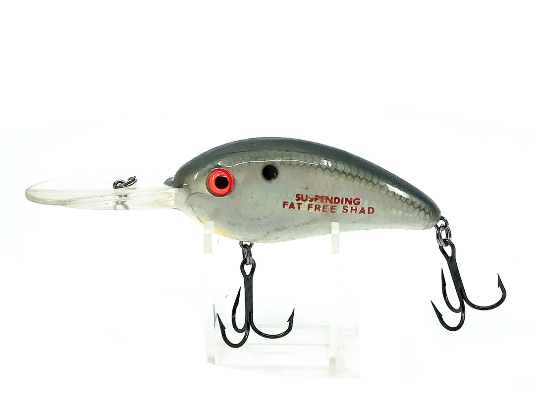 Xcalibur Bill Dance Suspending Fat Free Shad, Holographic Olive Shad Color