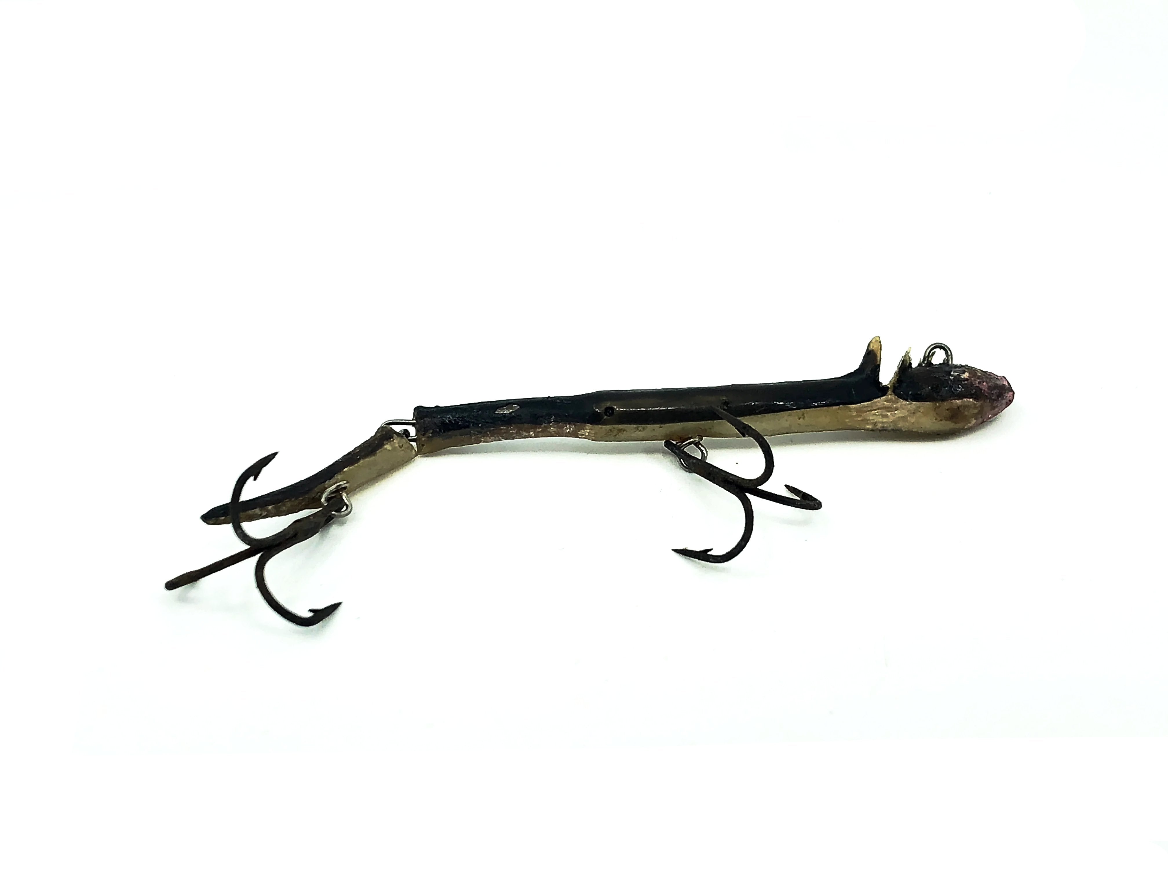 depose fishing lure Garcia DEPOSE France Jointed EEL, Silver/Black Color
