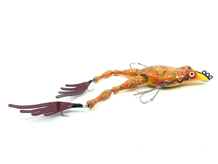 Macatawa Bait Co. Musky Frog Green/Gold/Black Scale Color w/Box