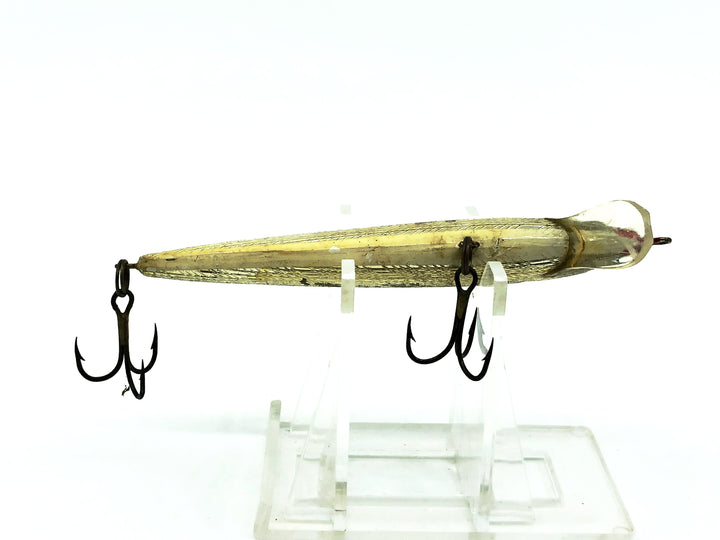 Rebel Floating Minnow, #01 Silver/Black Back Color