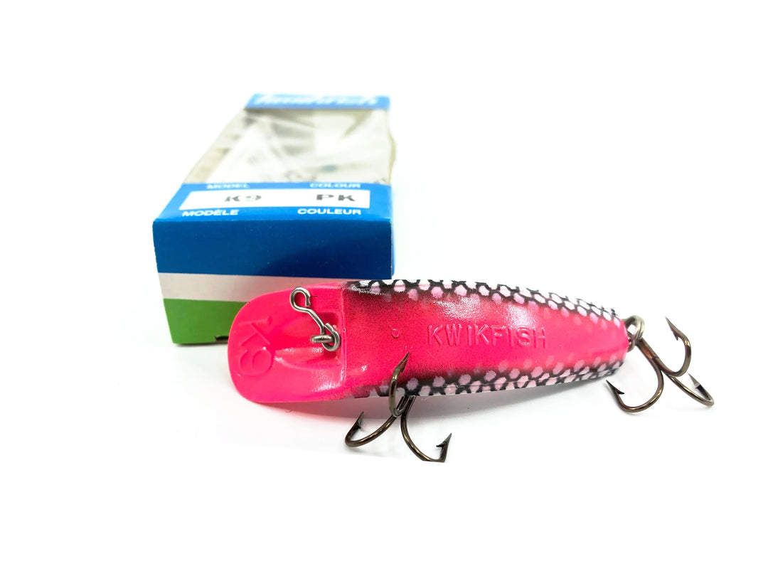 Pre Luhr-Jensen Kwikfish K9, PK Pink Color New in Box Old Stock