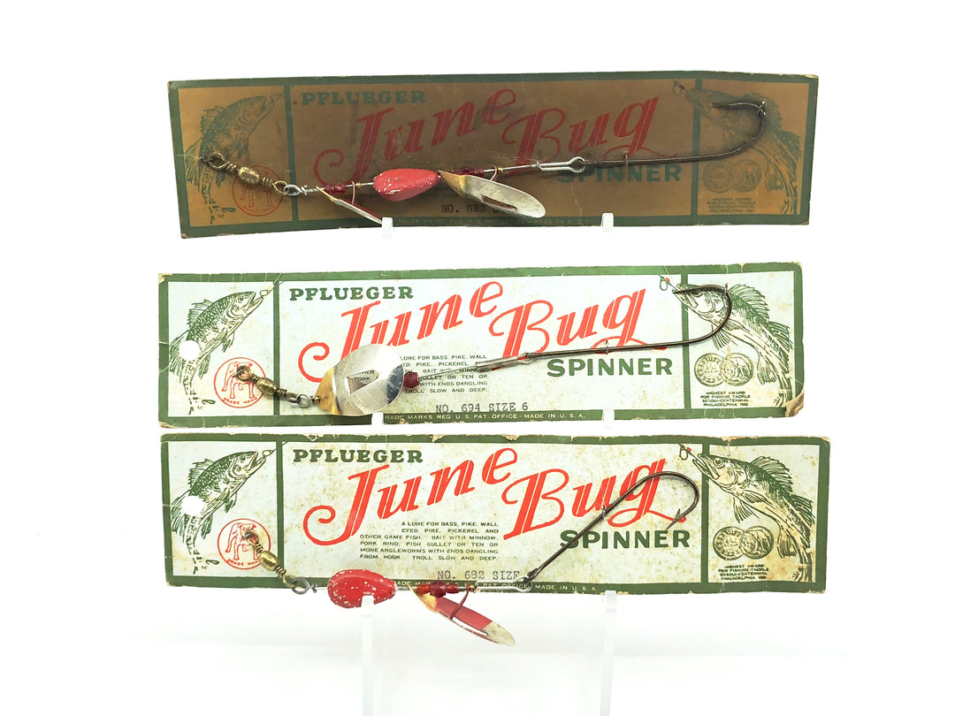 Pflueger June Bug Tandem Spinner Three Pack