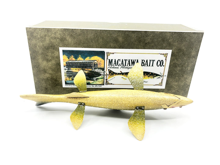 Macatawa Bait Co. 10" Northern Pike Decoy w/Box-"Hungry Jack" or "Eat 'Em"