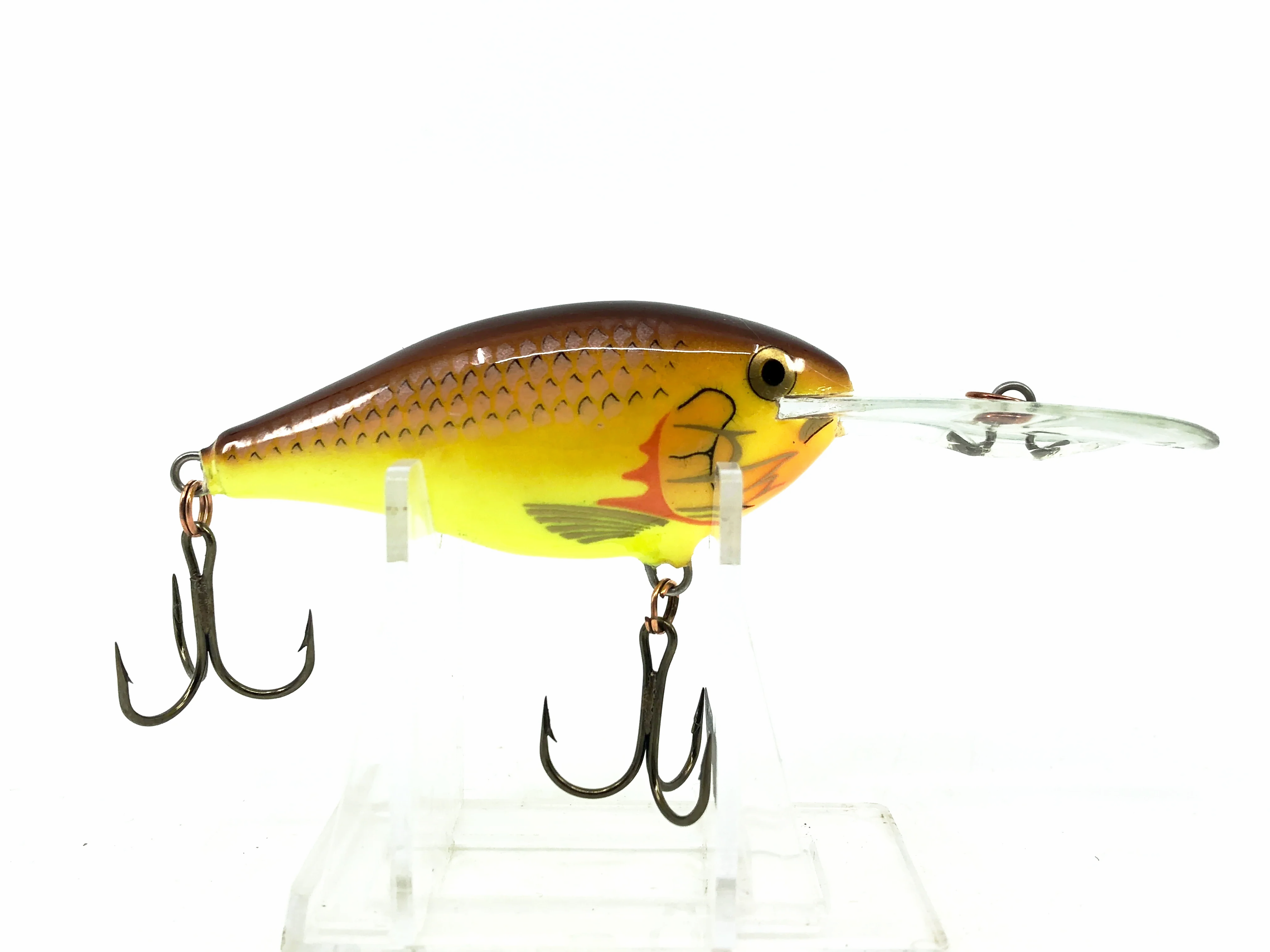 Leurres De Pêche Rapala Risto Rap RR-7 HM Couleur Moutarde Chaude - Neuf Dans Sa Boîte Scellée - Pour Truite, Perche, Brochet