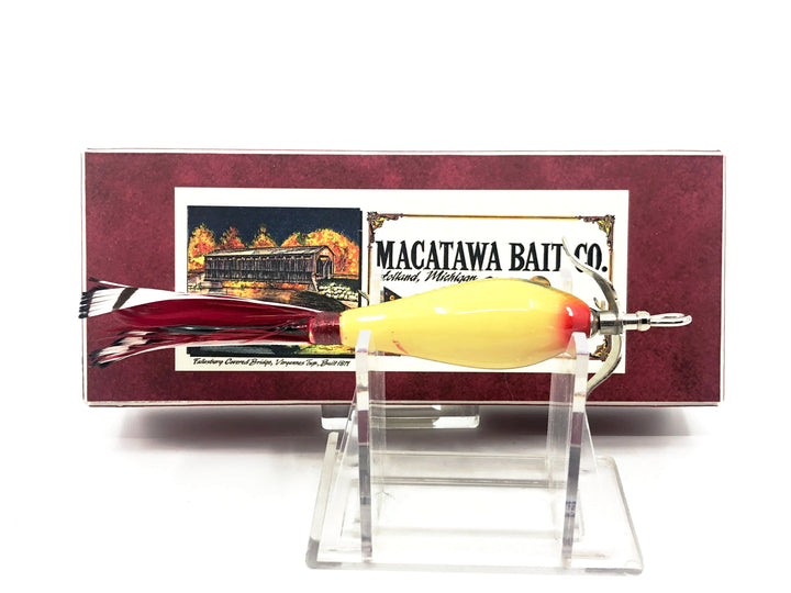 Macatawa Bait Co. Walton Feather Tail Lure w/Box White Scale Color
