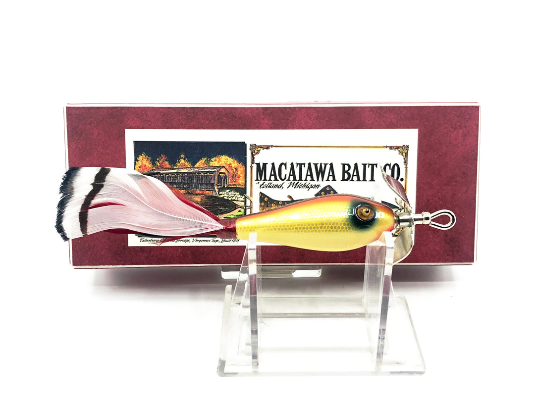 Macatawa Bait Co. Walton Feather Tail Lure w/Box White Scale Color