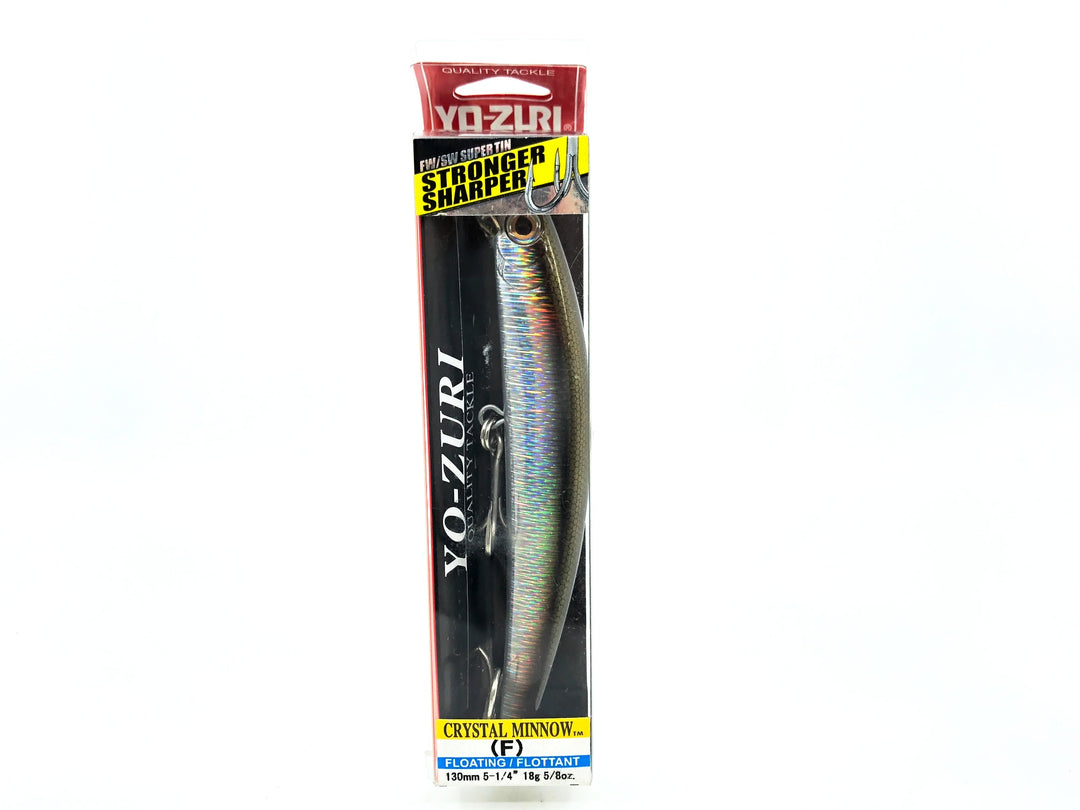 Yo-Zuri .F Crystal 3D Floating Minnow, SBR Silver Bream Color