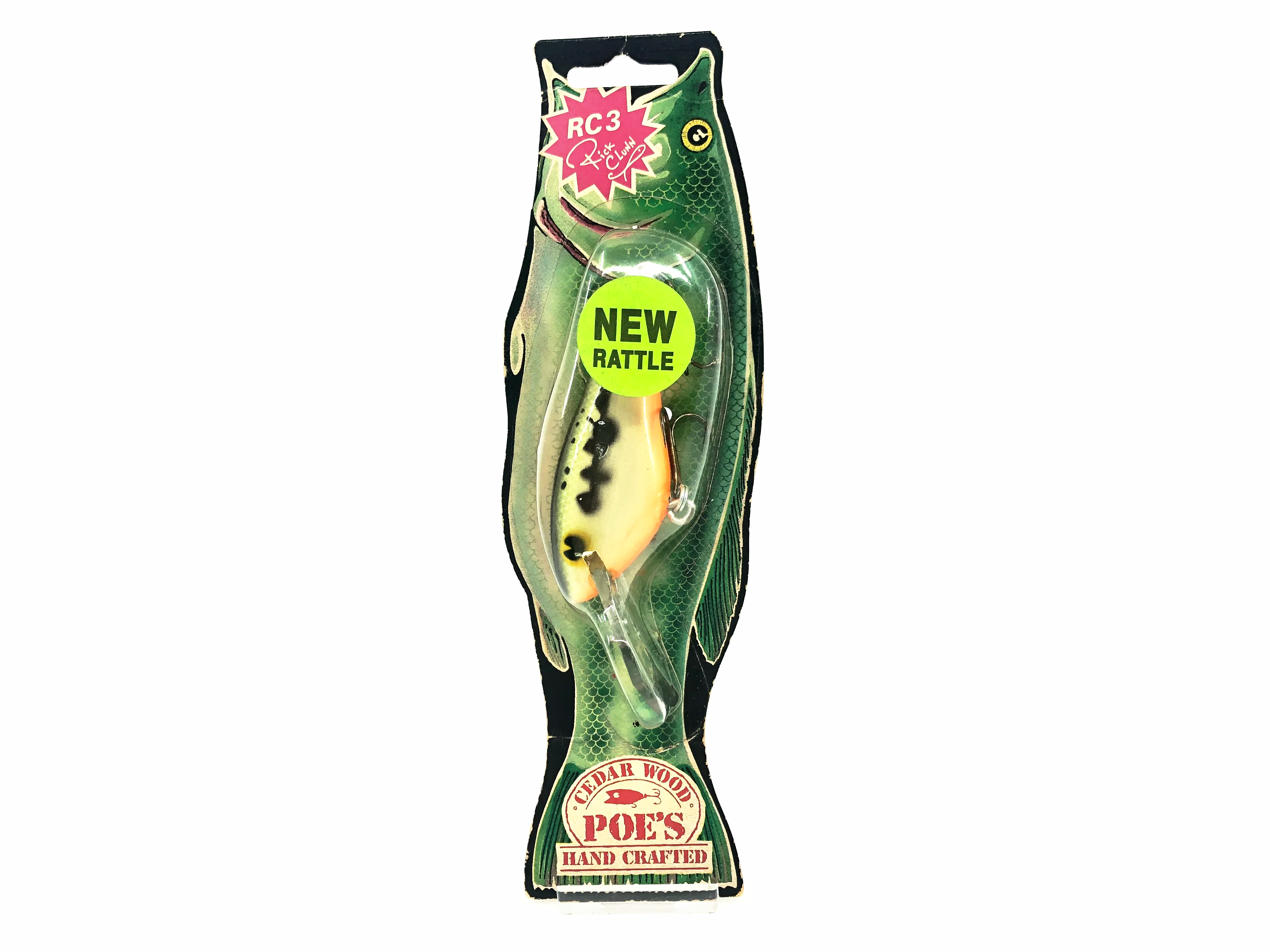 Poe's Super Cedar Series RC3, #54 Black/Green/White Hot Belly