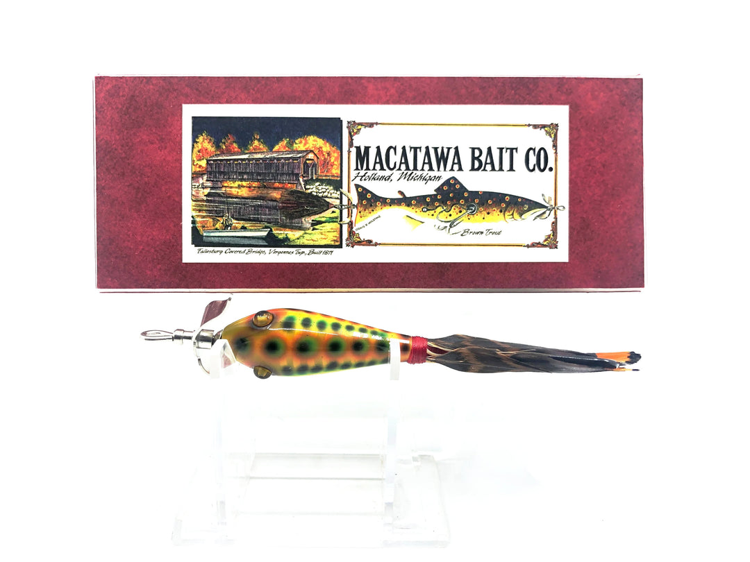 Macatawa Bait Co. Walton Feather Tail Lure w/Box Trout Color
