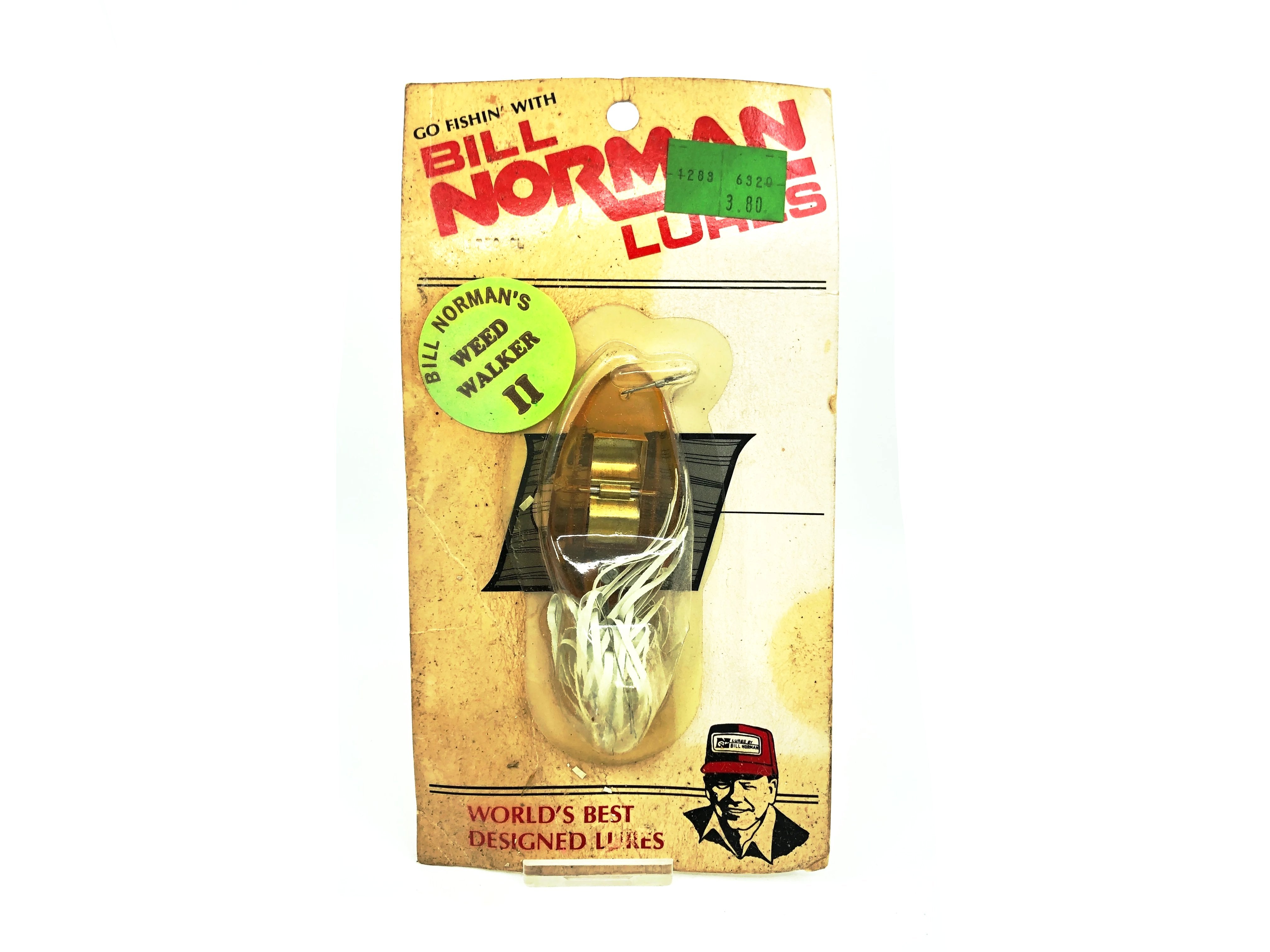bill norman fishing lures weed walker Bill Norman Weed walker II, Clear Color on Card
