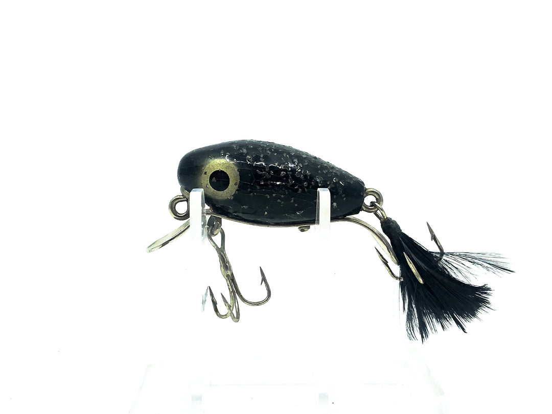 Paw Paw Little Jigger #2600, #29 Black Silver Flitter Color