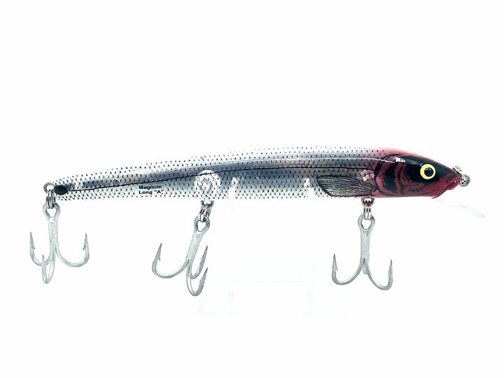 Bomber Magnum Long a 16A, XSI04 Silver Flash/White Back/Red Head Color